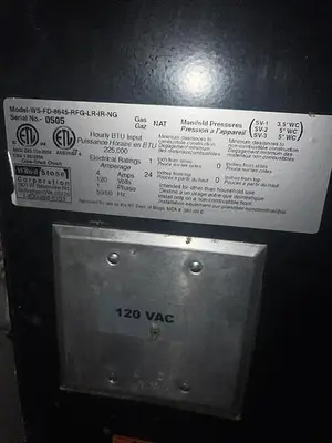 USED WOODSTONE WS-8645-FD-RFG-LR-IR-NG