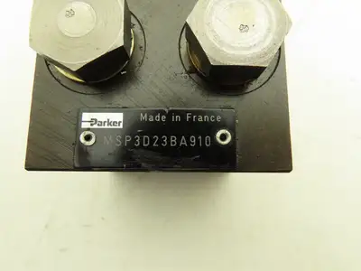Parker MSP3D23BA910 Hydraulic 3-Station Manifold Valve Block 5000psi Cetop 3