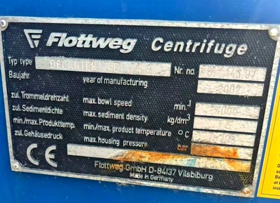 Used _UNKNOWN_ _UNKNOWN_ Decanter Centrifuges Florida US | Sanders Equipment #1295699