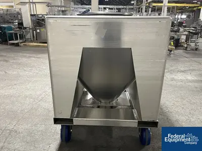 USED TOTE Systems 48" x 42" x 10"  Tote Systems Stainless Steel Transfer Bins