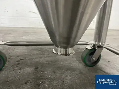 USED AZO 400 Liter AZO Ltd Feeding Hopper, S/S