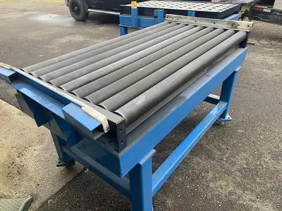Heavy Duty 4" Roller Conveyor Table 3' Long