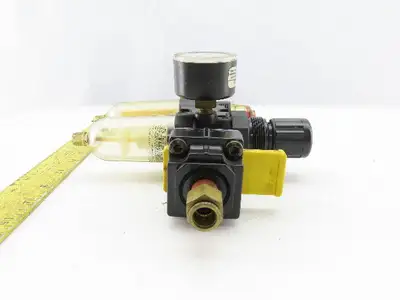 Norgren PTH-200-A1AA Air Pneumatic Filter Regulator Lubricator 1/4" NPT W/Valve
