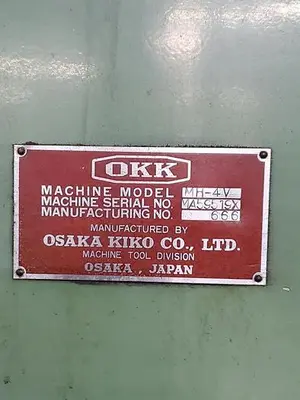 Used 1981 OKK MH-4V Vertical Mills Pennsylvania US | Hildebrand Machinery Co. #1481711