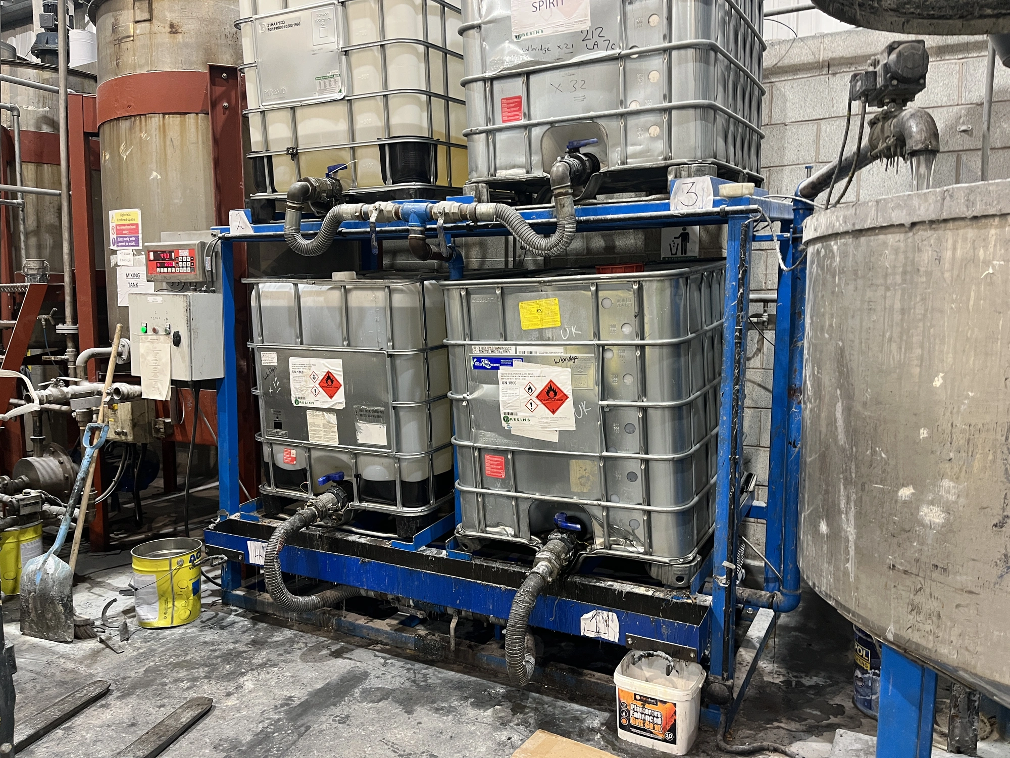IBC Twin Stack 4 Place Discharge Station.