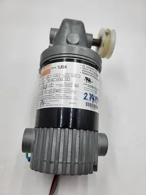 USED DAYTON DAYTON, RIGHT ANGLE, 90V DC, DC GEARMOTOR - 1LRB4