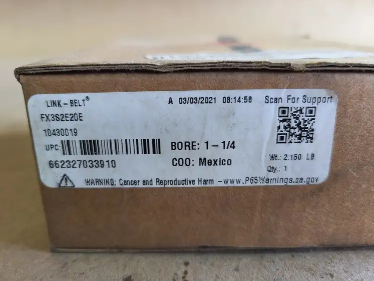 New | in-Stock LINK-BELT FX3S2E20E Bearings British Columbia CA | Lenmark #259910