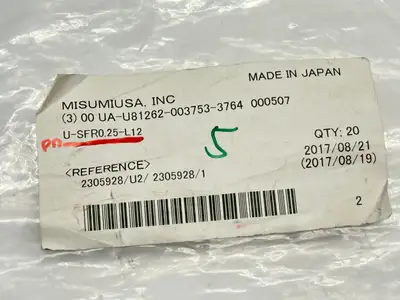 New | in-Stock Misumi U-SFR0.25-L12 Shafts Michigan US | Maverick Industrial Sales #1502251