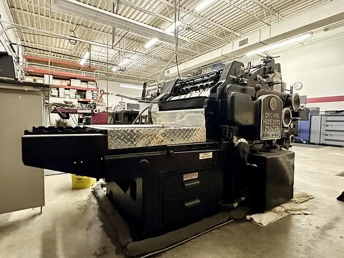 Used HEIDLEBERG CYLINDER 15" X 20" _UNKNOWN_ Die Cutters | Paper Converting Equipment #395866