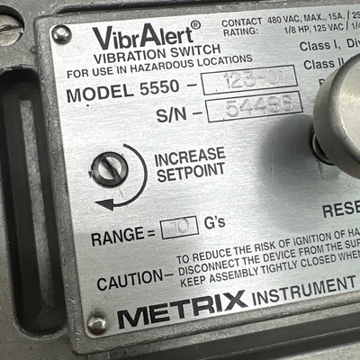 New | in-Stock Metrix 5550-123-01 Relays & Switches Indiana US | J&J Industrial Supply #1542783