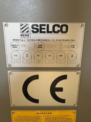 Used 2003 SELCO EBL-120 Single-Line Beam Saws California US | MachineryMax #1452243