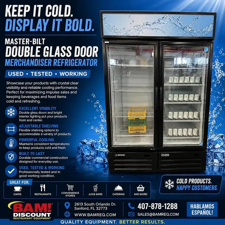 Used MASTER-BILT MBGFP23-HG Refrigerators Florida US | BAM Discount Restaurant Equipment #1251387