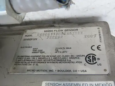 Used MICRO MOTION _UNKNOWN_ Pumps (Metering) Indiana US | Arrow Industrial #1367428