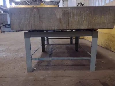 8' X 4' X 10" CHALLENGE PRECISION LAYOUT INSPECTION GRANITE TABLE: STOCK #23788