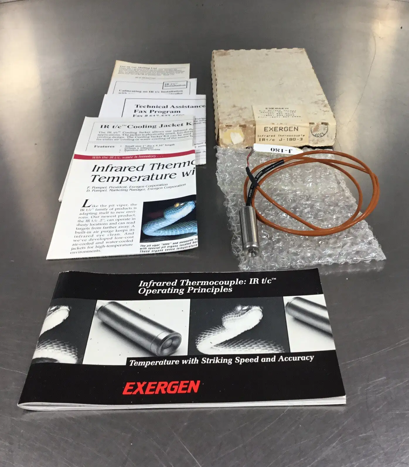 Used Exergen IR T/C-J-180F Temperature and Pressure Testers South Carolina US | Palmetto Automation #1158648