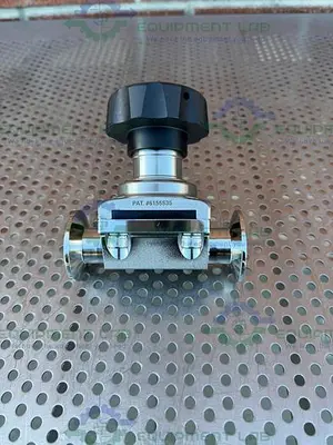 USED ACQUA SEAL 6155535 DIAPHRAGM VALVE W/ 1" SANITARY FITTING