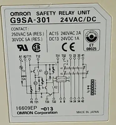 USED Omron G9SA-301