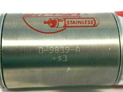 NEW BIMBA D-9839-A PNEUMATIC CYLINDER D9839A