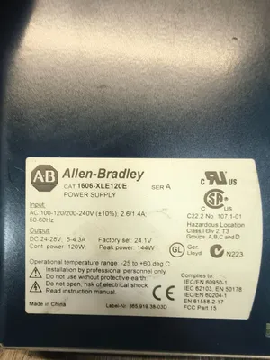 USED Allen-Bradley 1606-XLE120E