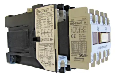 Allen Bradley AB 10A Contactor 700DC-F400 12V DC Coil 10 Amp