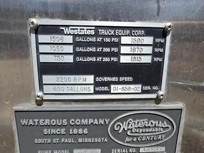 USED 2001 HME 1871 SER