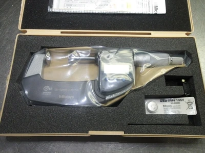 Mitutoyo 25-50mm .001mm Electronic Disk Micrometer 323-251/GMA-50MJ (LOC10)