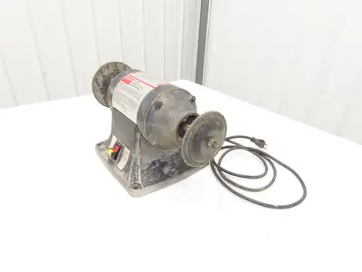 Dayton 4TJ99A Bench Buffer Grinder 6" 3450RPM 1/2 HP 120/240V 1/2" Arbor