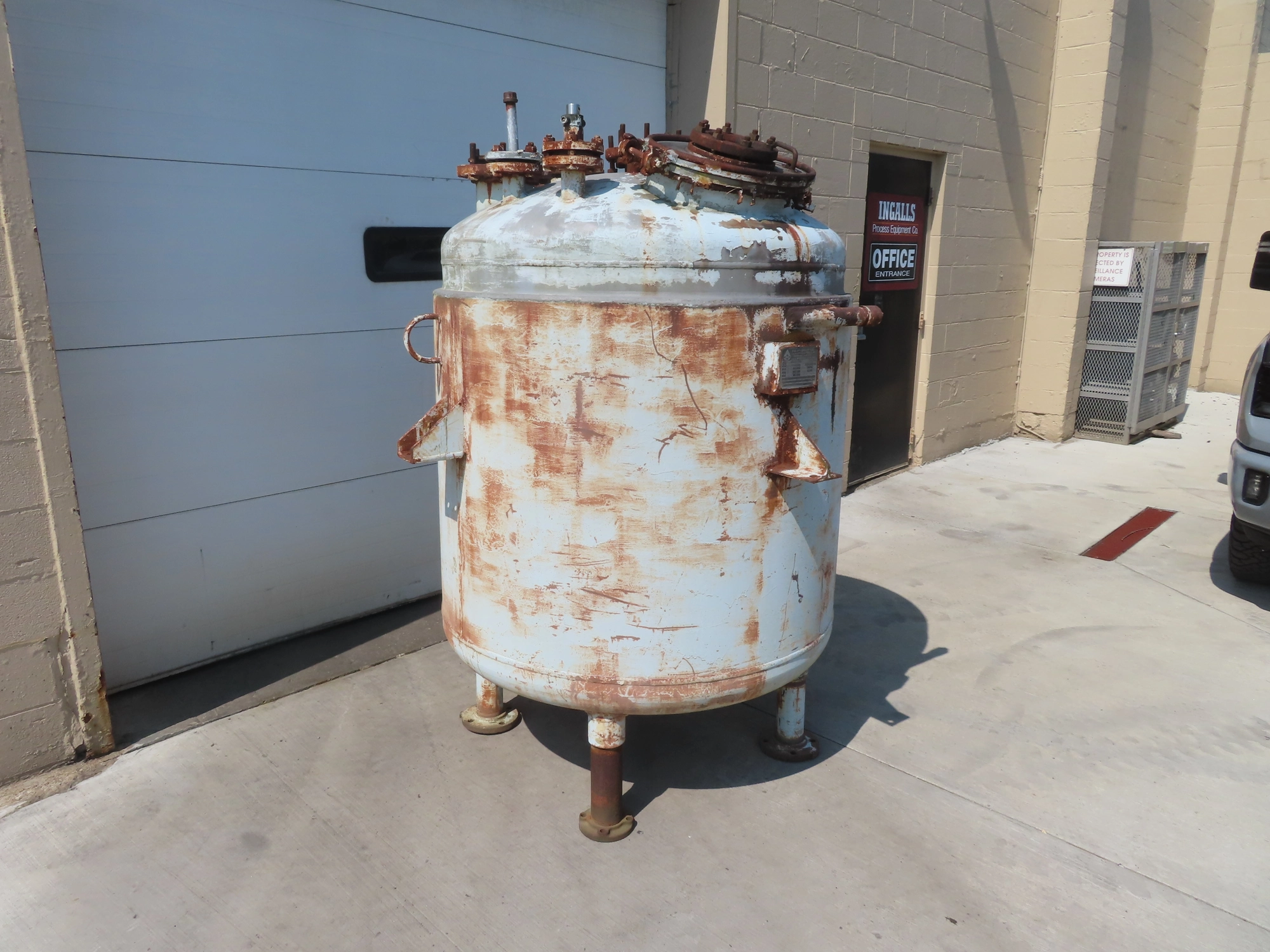 Pfaudler Stainless Steel Reactor, 200 gallon.