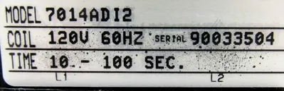 NEW AGASTAT 7014ADI2 TIMING RELAY