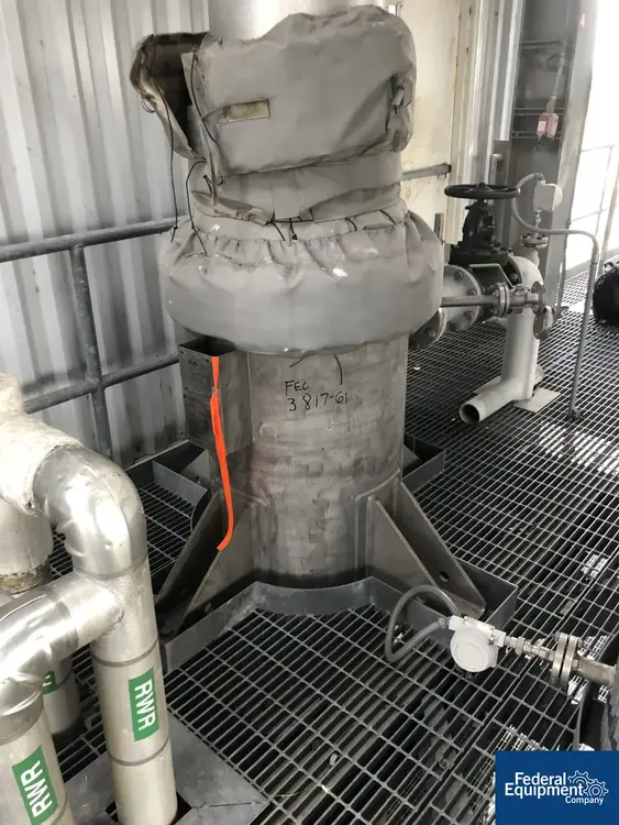 Used Atlas Industrial Manufacturing 2,122 Sq Ft Atlas Heat Exchanger, 316L S/S, 102/102# Heat Exchangers Ohio US | Federal Equipment Company 8 #126542