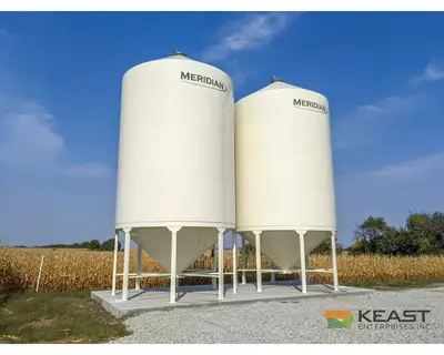 Used MERIDIAN 1215 STANDARD - 776 BUSHELS Hopper Bottom Silos Iowa US | Keast Enterprises #1360529