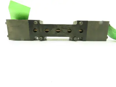 BOC Water Hydraulics Ross Solenoid Spool Valve Block 5 Port 2 Pos Pneumatic