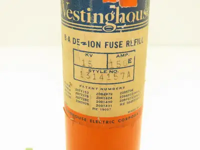Westinghouse 1314157A B-A DE Ion Fuse Refill 15kv 150 Amp 150E