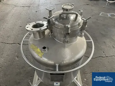 USED Precision 55 Gal Precision Receiver Tank, 316L S/S, 50#