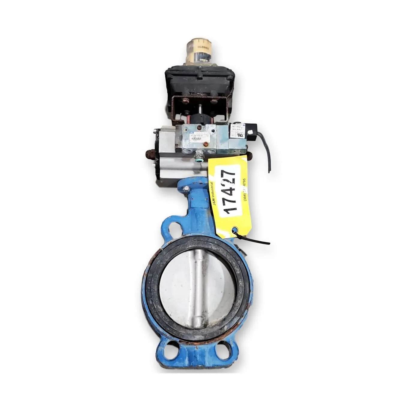 Used 6" Wafer Butterfly Valve Stainless Steel