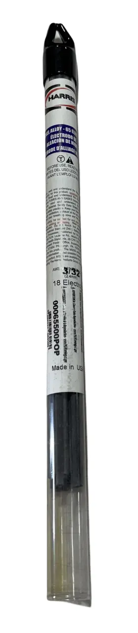 Harris Nickel Alloy 65 1/8" Electrode Welding Rods Tube of 18