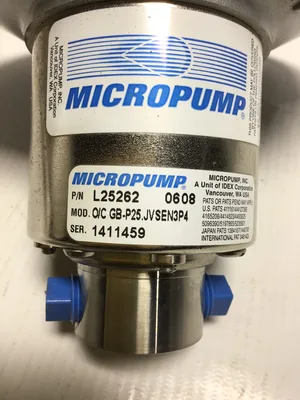 Micropump IDEX L25262/L24357 – O/C GB-P25 JVSEN3P4 Pump Stainless Steel
