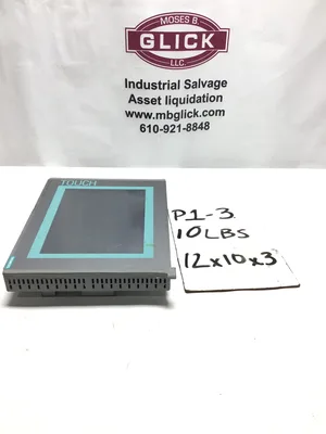 Siemens 6AV6 643-0CD01-1AX0 SIMATIC Multi Panel Touch