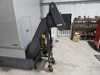 2011 Leadwell LTC-45CXL CNC Lathe w/ Tailstock and Indexer, 12 Slot Turret, Conveyor, 3-Jaw Chuck,