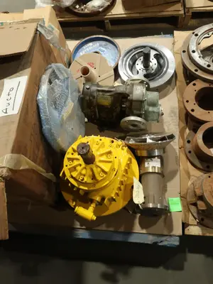 4 PALLETS OF ASSORTED PUMP REPLACEMENT PARTS, CASTINGS, RINGS, PEPELLERS