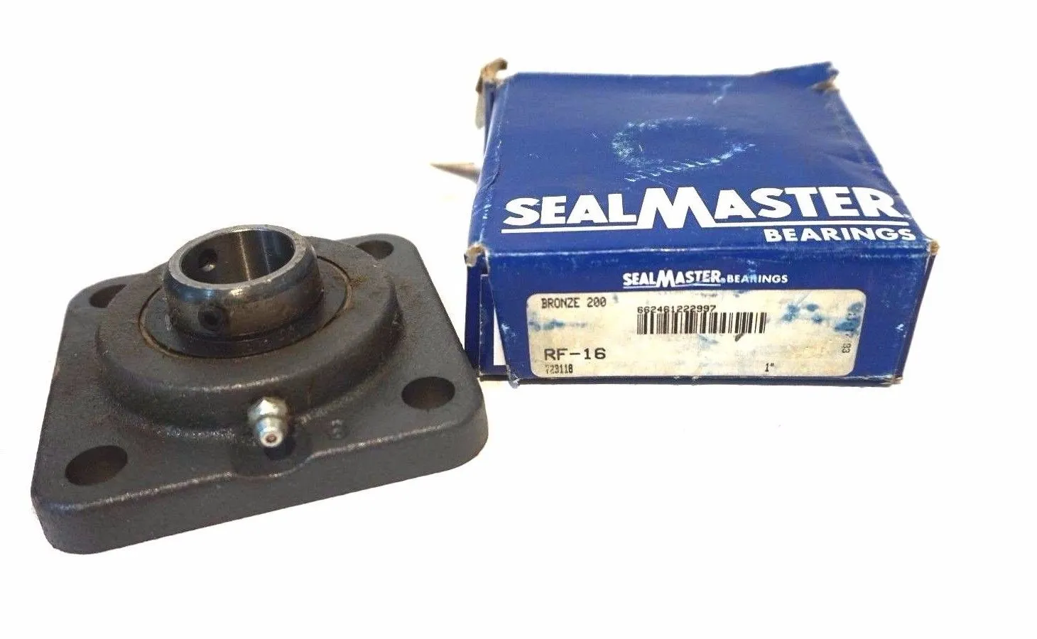 NEW SEALMASTER RF-16 BALL BEARING FLANGE UNIT RF16