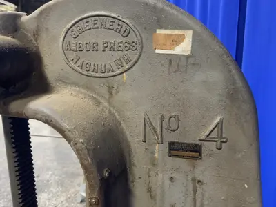 Used GREENERD ARBOR PRESS NO. 4 Arbor Presses Ohio US | HGR 24 #1070136