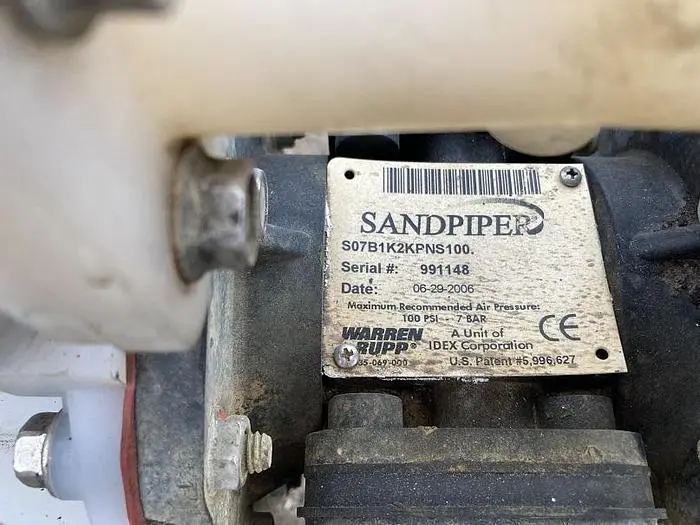Used SANDPIPER S07B1K2KPNS100 Diaphragm Pumps North Carolina US | DH Griffin Used Equipment #1383541