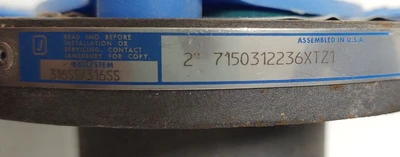 NEW Jamesbury 7150312236XTZ1