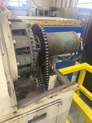 20,000 LB X 36" LITTELL MODEL #S200-36 UNCOILER COIL REEL & CAR: YOBRO #25251