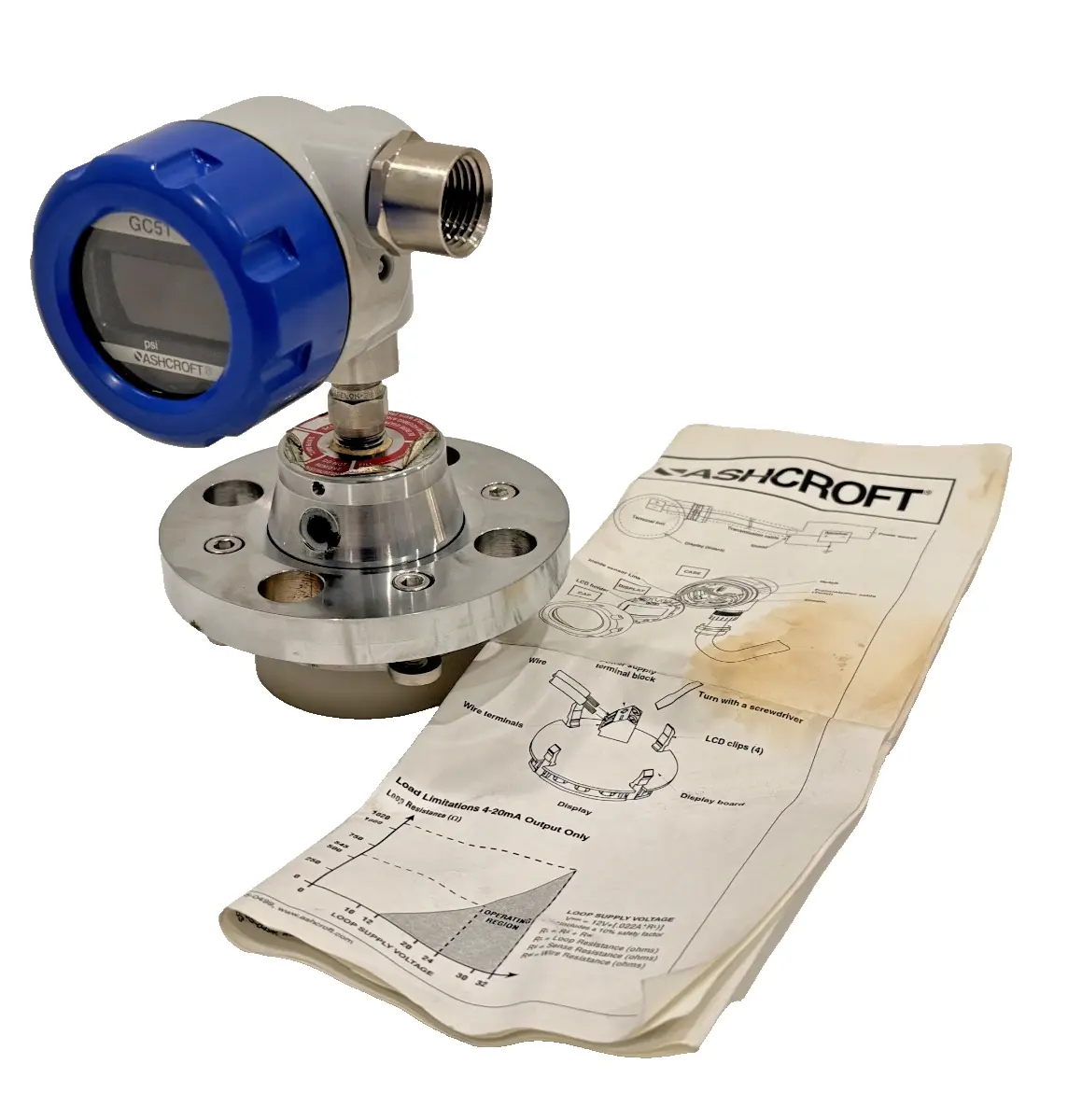 NEW ASHCROFT GC517F0242CD100#G-XCG INDICATING TRANSMITTER GC517F0242CD100GXCG
