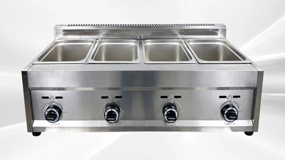 171-0453 14 Gallon 4 Bank Countertop Propane Deep Fryer