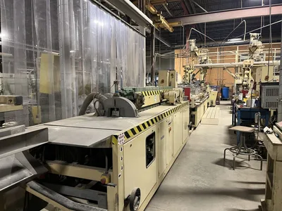 AMERICAN MAPLAN DSK 62 EXTRUSION LINES (2) ALL DOWNSTREAM