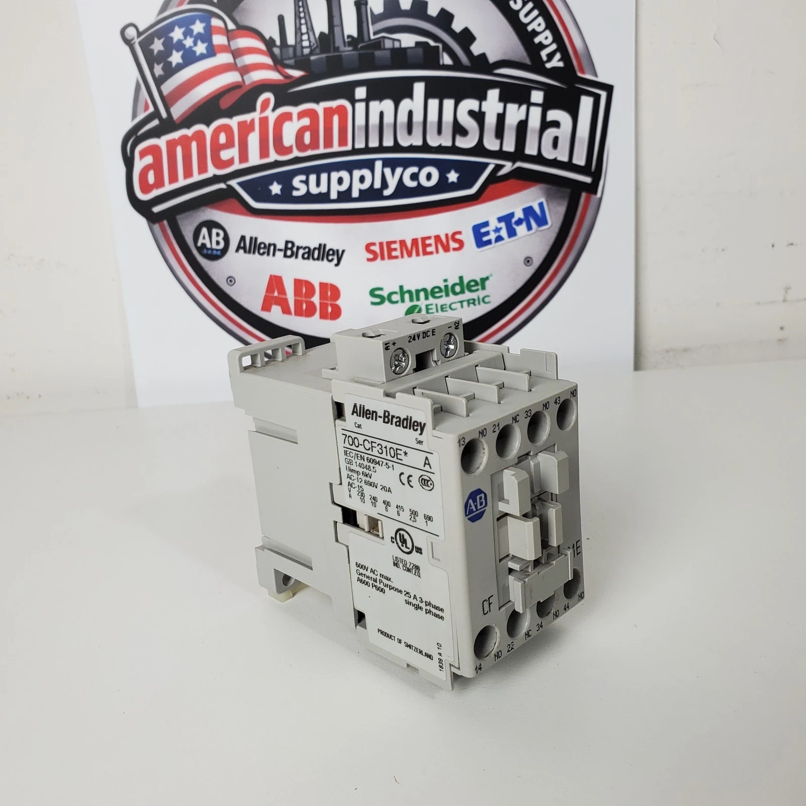 Used ALLEN BRADLEY 700-CF310E* PLC Contactors California US | American Industrial Supply Co. #1377161