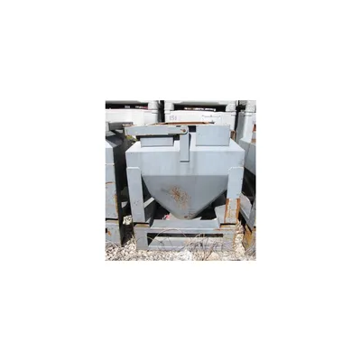 USED METAL TOTE BIN - 32 CUBIC FT